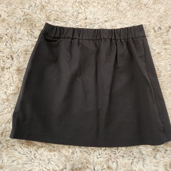 Seek the Label Split Front Layered Mini Skirt Black Women's Size Small - Picture 7 of 10